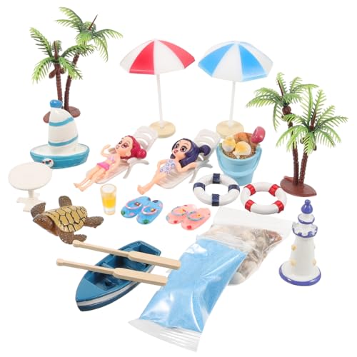 DRESSOOS 1Satz Stranddekoration für Puppenhäuser mit Sommer Hawaii Motiven Mikro Dekoration für Mini Realistische Strandaccessoires für Kreative DIY Projekte DRESSOOS 1Satz Stranddekoration für Puppenhäuser mit Sommer Hawaii Motiven Mikro Dekoration für Mini Realistische Strandaccessoires für Kreative DIY Projekte von DRESSOOS