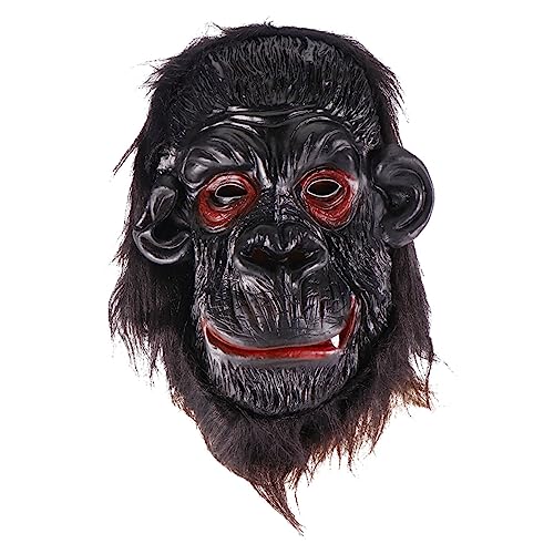 DRESSOOS 1 Stück Gruselige Gorilla-maske Für Halloween-kostüm Requisite Gruselige Horror-maske Für Partybedarf Schwarzes Design DRESSOOS 1 Stück Gruselige Gorilla-maske Für Halloween-kostüm Requisite Gruselige Horror-maske Für Partybedarf Schwarzes Design von DRESSOOS