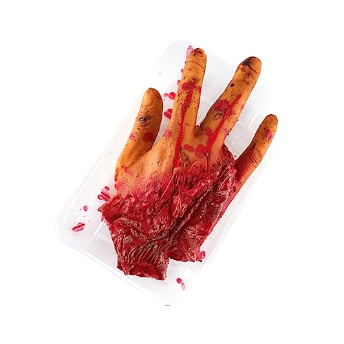 DRESSOOS Halloween-Requisite realistischer gefälschter Finger gruselige Halloween-Dekoration Halloween-Finger Wiederverwendbare Dekorationen Desktop-Dekoration DRESSOOS Halloween-Requisite realistischer gefälschter Finger gruselige Halloween-Dekoration Halloween-Finger Wiederverwendbare Dekorationen Desktop-Dekoration von DRESSOOS