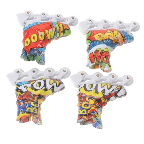 DRESSOOS 2 Kinderpädagogische Finger Sports Finger Roller Skate School Lifelike Skatespielzeug Lustiger Skate Finger Skate Finger Finger Skate Für Kinder Fingerschuhe von DRESSOOS
