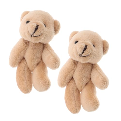 DRESSOOS 2er-Pack Miniatur-plüschbärpuppen Spielzeug Für Puppenhaus-spielset Realistische Stofftiere Weiche Schlüsselanhänger Für Den Kindergeburtstag DRESSOOS 2er-Pack Miniatur-plüschbärpuppen Spielzeug Für Puppenhaus-spielset Realistische Stofftiere Weiche Schlüsselanhänger Für Den Kindergeburtstag von DRESSOOS