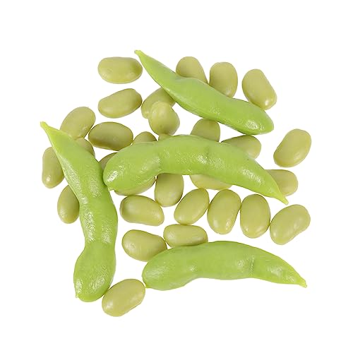 DRESSOOS 2 Sätze Edamame simulieren Fälschung im Freien Künstliche Hängepflanzen Essen Tank Soja kindergardinen Kindergartenkind Simulationsgemüse dekorative Edamame-Modelle PVC Light Green DRESSOOS 2 Sätze Edamame simulieren Fälschung im Freien Künstliche Hängepflanzen Essen Tank Soja kindergardinen Kindergartenkind Simulationsgemüse dekorative Edamame-Modelle PVC Light Green von DRESSOOS
