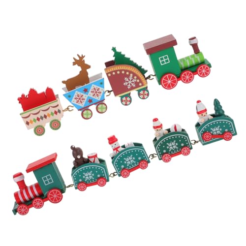 DRESSOOS 2 Sets Weihnachtszug, Weihnachtsdekoration Für Zuhause, Holzzug Dekorationen, Weihnachtsfeier, Dekorative Requisiten, Holzzug Spielzeug, Weihnachtszug Verzierungen, Weihnachtsfoto DRESSOOS 2 Sets Weihnachtszug, Weihnachtsdekoration Für Zuhause, Holzzug Dekorationen, Weihnachtsfeier, Dekorative Requisiten, Holzzug Spielzeug, Weihnachtszug Verzierungen, Weihnachtsfoto von DRESSOOS