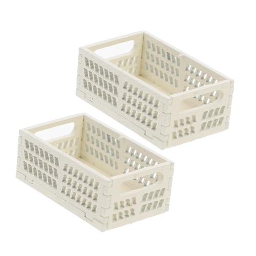 DRESSOOS 2 Stück Aufbewahrungsbox Mit Holzrahmen, Miniaturkisten, Miniaturhausmöbel, Miniaturszenenzubehör, Puppenhaus, Miniatur Aufbewahrungsregal, Aufbewahrungskorb, Kleine Puppenhäuser, DRESSOOS 2 Stück Aufbewahrungsbox Mit Holzrahmen, Miniaturkisten, Miniaturhausmöbel, Miniaturszenenzubehör, Puppenhaus, Miniatur Aufbewahrungsregal, Aufbewahrungskorb, Kleine Puppenhäuser, von DRESSOOS