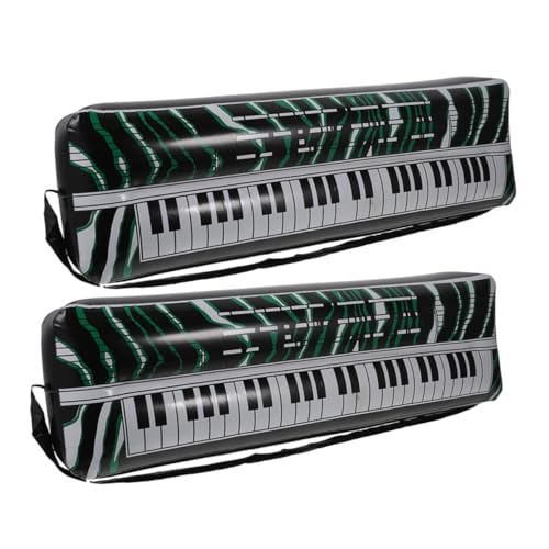 DRESSOOS Aufblasbares Musikinstrumentenset Saxophon Spielzeug Elektrische Tastatur Für Kleinkinder Interaktive Kinderparty-Requisiten von DRESSOOS
