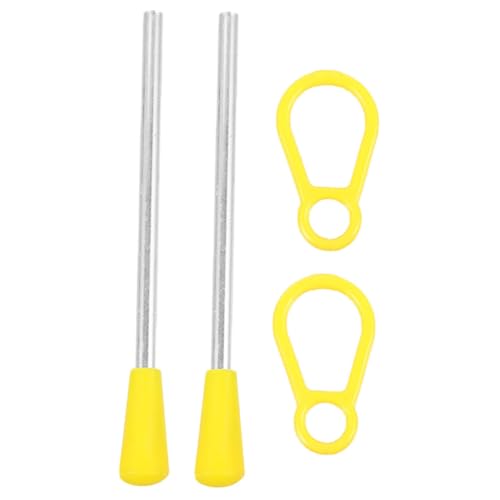 DRESSOOS 2 Stück Dreieckhammer, Dreieckeisenteile, Schlaginstrumentenschlägel, Schlagteil, Schlagwerkzeug, Dreieckeisenstange, Dreieckeisenstricker, Musikinstrumentenzubehör von DRESSOOS