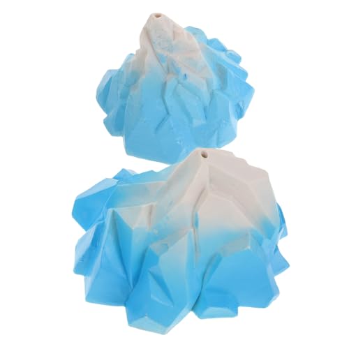 DRESSOOS 2 Stück Eisberg Mikro Landschaftsornamente, Betta Aquarium Zubehör, Schneeflocken Eiswürfelschale, Berg Aquarium, Großer Eisberg, Arktische Tiere, Aquarium Bergdekor, Eismodell DRESSOOS 2 Stück Eisberg Mikro Landschaftsornamente, Betta Aquarium Zubehör, Schneeflocken Eiswürfelschale, Berg Aquarium, Großer Eisberg, Arktische Tiere, Aquarium Bergdekor, Eismodell von DRESSOOS