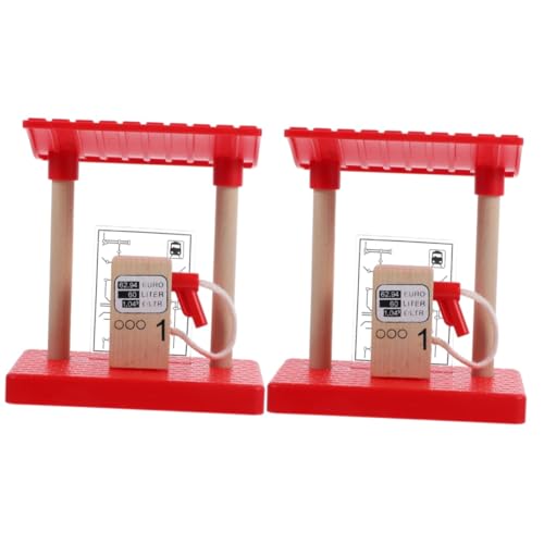 DRESSOOS 2 Stück Eisenbahnschienenzubehör DIY Tankstellenmodell Holzeisenbahn Tankstelle Eisenbahnzug Tankstelle Eisenbahn Tankstellenmodell Spieltankstelle Spielzeug DIY Kindermodell DRESSOOS 2 Stück Eisenbahnschienenzubehör DIY Tankstellenmodell Holzeisenbahn Tankstelle Eisenbahnzug Tankstelle Eisenbahn Tankstellenmodell Spieltankstelle Spielzeug DIY Kindermodell von DRESSOOS
