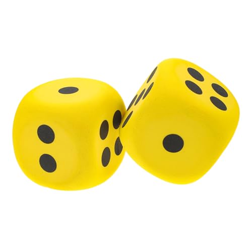 DRESSOOS 2 Stück Große Schaumstoffwürfel, Spielwürfel, Requisiten, Spielwürfel, Werkzeug, Stellenwertwürfel, Lernwürfel, Partyspielwürfel, Unterhaltungswürfel, Große, Farbige, DRESSOOS 2 Stück Große Schaumstoffwürfel, Spielwürfel, Requisiten, Spielwürfel, Werkzeug, Stellenwertwürfel, Lernwürfel, Partyspielwürfel, Unterhaltungswürfel, Große, Farbige, von DRESSOOS