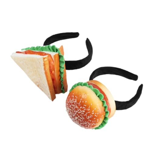 DRESSOOS 2 Stück Hamburger-brötchen-stirnband Stirnbänder Burger-kostüm Hamburger Kostüm Für Burger Hut Hamburger-kostüm Verrückte Hüte Für Hamburgerhut Schwamm DRESSOOS 2 Stück Hamburger-brötchen-stirnband Stirnbänder Burger-kostüm Hamburger Kostüm Für Burger Hut Hamburger-kostüm Verrückte Hüte Für Hamburgerhut Schwamm von DRESSOOS