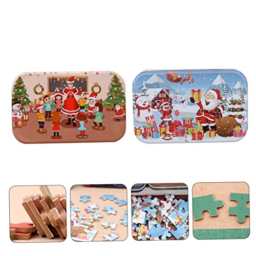 DRESSOOS 2 Stück Holzpuzzle Teiliges Weihnachts DIY Puzzleset aus Holz Sichere Oberfläche Fördert Auge Hand Koordination Kreatives Lernspielzeug für Ab Jahren zur Weihnachtszeit DRESSOOS 2 Stück Holzpuzzle Teiliges Weihnachts DIY Puzzleset aus Holz Sichere Oberfläche Fördert Auge Hand Koordination Kreatives Lernspielzeug für Ab Jahren zur Weihnachtszeit von DRESSOOS