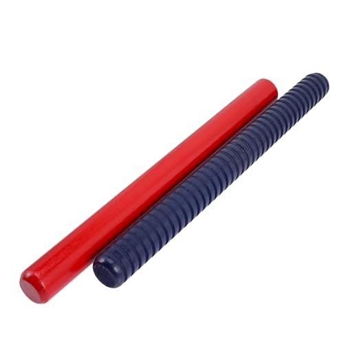 DRESSOOS 2 Stück Kinder Musikstäbe, Klassisches Schlaginstrument, Kinderspielzeug, Musikstäbe, Schlaginstrument Stick, Schlaginstrument Zubehör, Musik Rhythmusstäbe, Rhythmusstäbe DRESSOOS 2 Stück Kinder Musikstäbe, Klassisches Schlaginstrument, Kinderspielzeug, Musikstäbe, Schlaginstrument Stick, Schlaginstrument Zubehör, Musik Rhythmusstäbe, Rhythmusstäbe von DRESSOOS