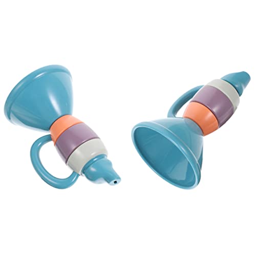 DRESSOOS 2 Stück Kleine Lautsprecher Interessante Trompete Kleine Kindertrompete Kompakte Kindertrompete Schul Mini Trompete Spielzeugtrompete Kleine Trompete Sichere Trompete Lustige Mini von DRESSOOS