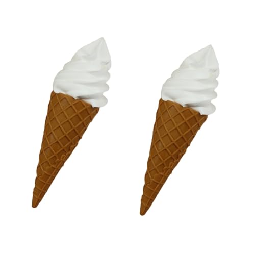 DRESSOOS 2 Stück Künstliche Eiscreme Partydekorationen, Eistüte Spielzeug, Eiscreme Party , Eiscreme Spielzeug, Eiscreme Vortäuschen Spielzeug, Gefälschtes DRESSOOS 2 Stück Künstliche Eiscreme Partydekorationen, Eistüte Spielzeug, Eiscreme Party , Eiscreme Spielzeug, Eiscreme Vortäuschen Spielzeug, Gefälschtes von DRESSOOS