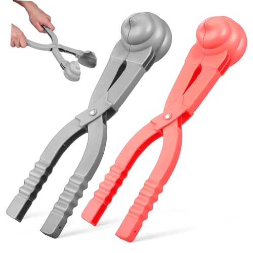 DRESSOOS 2 Stück Maker Schneespielzeug Schneeball Maker Schneemacher Spielzeug Formen Kit Schneespielspielzeug Für Kinder Schneekugel Kit Herstellen von DRESSOOS