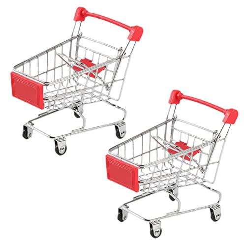 DRESSOOS 2 Stück Mini Einkaufswagen Spielzeug, Schreibtisch Einkaufswagen Spielzeug, Winziger Einkaufswagen, Kleiner Einkaufswagen Mit Rädern, Nachgeahmter Einkaufswagen, Spielzeug Für DRESSOOS 2 Stück Mini Einkaufswagen Spielzeug, Schreibtisch Einkaufswagen Spielzeug, Winziger Einkaufswagen, Kleiner Einkaufswagen Mit Rädern, Nachgeahmter Einkaufswagen, Spielzeug Für von DRESSOOS