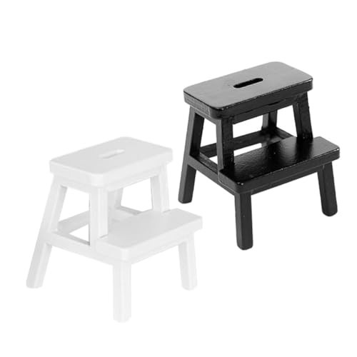 DRESSOOS 2er Set Mini-hocker Mini-tritthocker Zum Basteln Für Puppenhaus von DRESSOOS