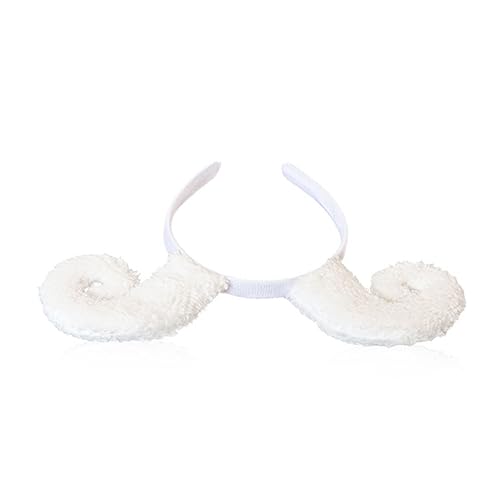 DRESSOOS 2 Stück Plüsch Haarband mit Schäfchenhörnern Weiches Party Haarreif Accessoire Rutschfestes Stirnband für Damen und Mädchen Niedliches Cosplay und Fotorequisit DRESSOOS 2 Stück Plüsch Haarband mit Schäfchenhörnern Weiches Party Haarreif Accessoire Rutschfestes Stirnband für Damen und Mädchen Niedliches Cosplay und Fotorequisit von DRESSOOS