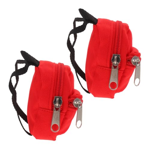 DRESSOOS 2 Stück Puppenrucksack, Mini Rucksack, Ornament, Winziger Reißverschluss Rucksack Für Puppen, Puppen Kleidungstasche, Mini Puppen Schulbedarf, Puppen Outfit Zubehör, Puppen DRESSOOS 2 Stück Puppenrucksack, Mini Rucksack, Ornament, Winziger Reißverschluss Rucksack Für Puppen, Puppen Kleidungstasche, Mini Puppen Schulbedarf, Puppen Outfit Zubehör, Puppen von DRESSOOS