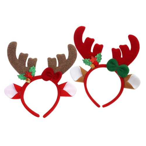 DRESSOOS Rentier-Geweih-Stirnband-Set Weihnachts-Haar-Accessoires für Weihnachtsfeiern und Veranstaltungen DRESSOOS Rentier-Geweih-Stirnband-Set Weihnachts-Haar-Accessoires für Weihnachtsfeiern und Veranstaltungen von DRESSOOS