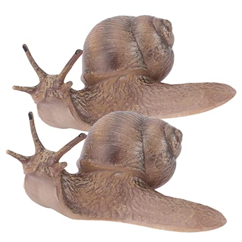 DRESSOOS 2 Stück Schneckenmodell, Tierfiguren, Simulation, Schneckendekoration, Schnecken Kognitionsmodell, Simulation, Schneckenschmuck, Gefälschtes Schneckenspielzeug, Kinderspielzeug, DRESSOOS 2 Stück Schneckenmodell, Tierfiguren, Simulation, Schneckendekoration, Schnecken Kognitionsmodell, Simulation, Schneckenschmuck, Gefälschtes Schneckenspielzeug, Kinderspielzeug, von DRESSOOS