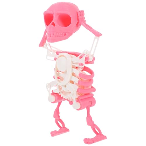 DRESSOOS 2 Stück Tanzendes Geisterspielzeug, Stressspielzeug, 3D Gedrucktes Zappelspielzeug, Indoor Spielzeug, Neuartiges Skelettspielzeug, Lustiges Spielzeug, Lustiges Spielzeug, Skelett von DRESSOOS