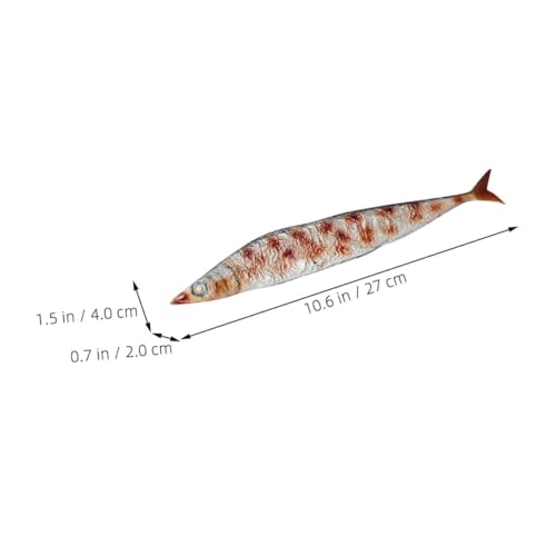 DRESSOOS 2 Stück Teiliges Künstliches Grillfisch Deko aus PVC Lebensechte Fake Food Modelle für Lehrspiel Realistische Nachbildung Gebratener Fisch als Foto und Schaufenster Requisite DRESSOOS 2 Stück Teiliges Künstliches Grillfisch Deko aus PVC Lebensechte Fake Food Modelle für Lehrspiel Realistische Nachbildung Gebratener Fisch als Foto und Schaufenster Requisite von DRESSOOS