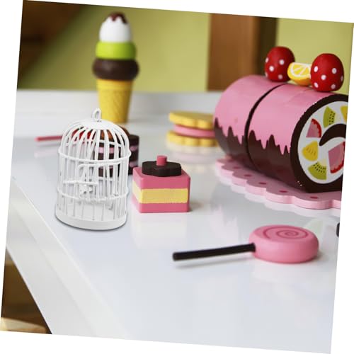DRESSOOS 2 Stück Teiliges Metall Vogelkäfig mit Schwenktür Miniatur Deko für Puppenhaus und Mikrolandschaft Vielseitige Wand und Tischdeko für Sammler und DIY Enthusiasten DRESSOOS 2 Stück Teiliges Metall Vogelkäfig mit Schwenktür Miniatur Deko für Puppenhaus und Mikrolandschaft Vielseitige Wand und Tischdeko für Sammler und DIY Enthusiasten von DRESSOOS