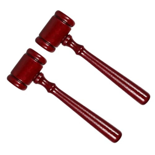 DRESSOOS 2 Stück Teiliges Richterhammer aus Handgefertigter Langlebiger Holzhammer mit Klarem für Auktionen Gerichtsverhandlungen Kostüme und Karnevalszubehör DRESSOOS 2 Stück Teiliges Richterhammer aus Handgefertigter Langlebiger Holzhammer mit Klarem für Auktionen Gerichtsverhandlungen Kostüme und Karnevalszubehör von DRESSOOS