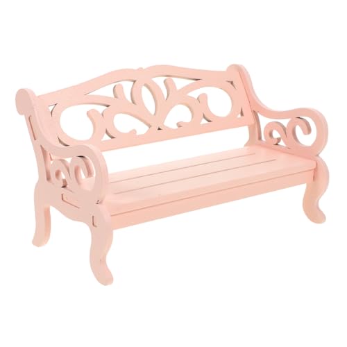 DRESSOOS 2 Stück Verschleißfester Mini Stuhl, Miniatur Spielzeug, Bezaubernde Mini Hausdekoration, Zarte Miniaturmöbel, Verschleißfeste Miniaturmöbel, Holz Miniaturmöbel, Mini von DRESSOOS
