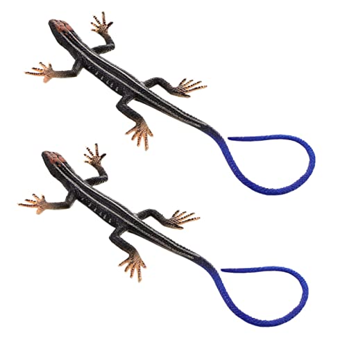 DRESSOOS 2 Stücke Künstliche Ornament Spoof Modell Eidechsen Figur Decor DRESSOOS 2 Stücke Künstliche Ornament Spoof Modell Eidechsen Figur Decor von DRESSOOS