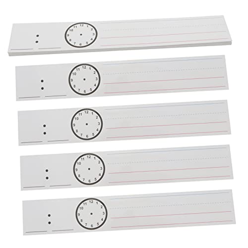 DRESSOOS 20 Pcs Satz Streifen Abwischen Lernen Sätze Streifen Jungen und Mädchen Klassenzimmer Versorgung von DRESSOOS