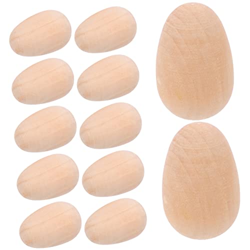 DRESSOOS 20 Stück Holz Imitationseier, Eier Dekorationen Für Den Schreibtisch, Osterparty, Eier, Spielzeug, Schreibtisch Eier , Ostereier Bastelarbeiten, Holzeier, Ostern, Entzückende von DRESSOOS