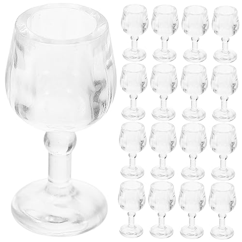 DRESSOOS 20 Stück Kleine Gläser, Miniatur Kelch, Puppenhaus Zubehör, Puppenhaus Becher, Miniatur Weinbecher, Miniatur Wasserbecher, Miniatur Becher, Puppenhaus Mini Becher, Mini Gläser DRESSOOS 20 Stück Kleine Gläser, Miniatur Kelch, Puppenhaus Zubehör, Puppenhaus Becher, Miniatur Weinbecher, Miniatur Wasserbecher, Miniatur Becher, Puppenhaus Mini Becher, Mini Gläser von DRESSOOS