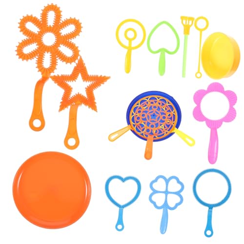 DRESSOOS 20 Teiliges Seifenblasen Werkzeugset, Seifenblasen Hersteller, Spielzeug Für Draußen, Große Seifenblasenstäbe, Seifenblasen Spielzeug, Seifenblasen Stab Für Kinder, Seifenblasen von DRESSOOS
