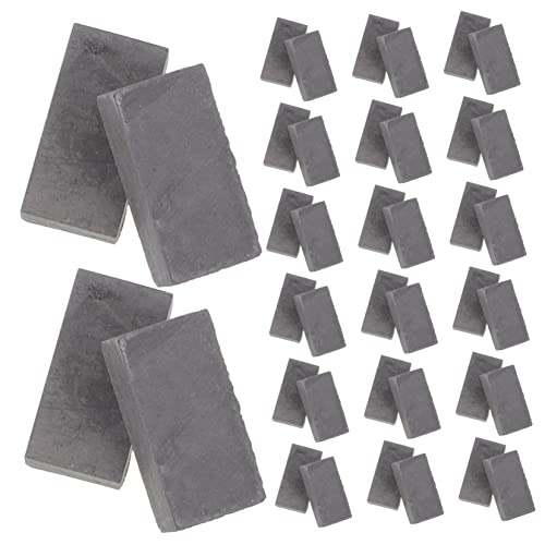 DRESSOOS 200 Stück Mini Steine, Miniatur Zubehör, Requisiten Zubehör, Mini Objekte, Miniatur Ziegel Bausatz, Miniatur Wandziegel, Deko Ziegel, DIY Miniaturen, Miniatur Gartenziegel, Fake von DRESSOOS