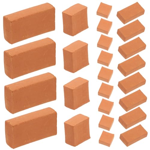 DRESSOOS 200 Stück Modellbausteine, Spielzeug, Sandkasten, Bausteine, Miniatur Objekte, DIY Miniaturen, Mikro Landschaftsbausteine, Simulationsbausteine, Tonbausteine, Bauspielzeug Für von DRESSOOS