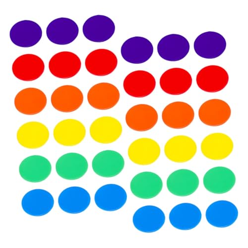 DRESSOOS Mathe-zählchips 200 Stück Runde Zähler Zählscheiben Für Das Klassenzimmer Zählspiel-Token Für Kinder von DRESSOOS