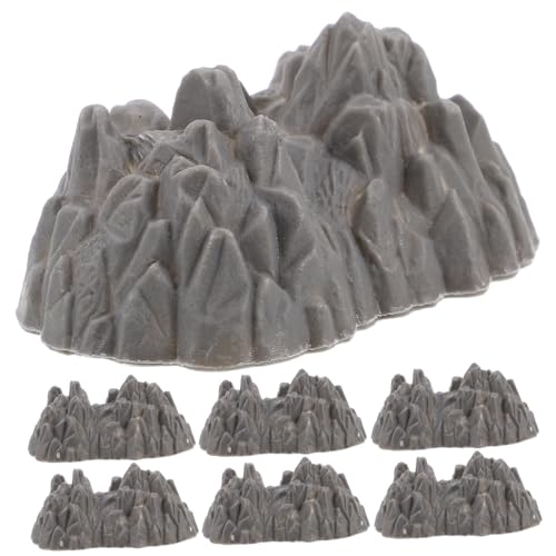 DRESSOOS 20St Rockspielzeug Mikrolandschaftsornament Simulation Steingartendekor Wohnzimmerdekor Gartenzubehör Mikrolandschaftssteingarten Mikro-Landschaftsdekor Bergdekor Plastik Dark Grey DRESSOOS 20St Rockspielzeug Mikrolandschaftsornament Simulation Steingartendekor Wohnzimmerdekor Gartenzubehör Mikrolandschaftssteingarten Mikro-Landschaftsdekor Bergdekor Plastik Dark Grey von DRESSOOS