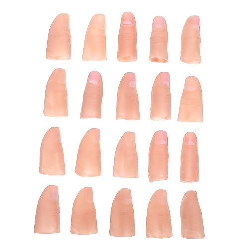 DRESSOOS 20St Simulation von magischen Requisiten Zubehör Prothese Künstliche Glyziniengirlande Stütze fangen funnytoys Funny Toys gefälschte Fingerabdeckung für Leistung Zaubertricks Vinyl DRESSOOS 20St Simulation von magischen Requisiten Zubehör Prothese Künstliche Glyziniengirlande Stütze fangen funnytoys Funny Toys gefälschte Fingerabdeckung für Leistung Zaubertricks Vinyl von DRESSOOS