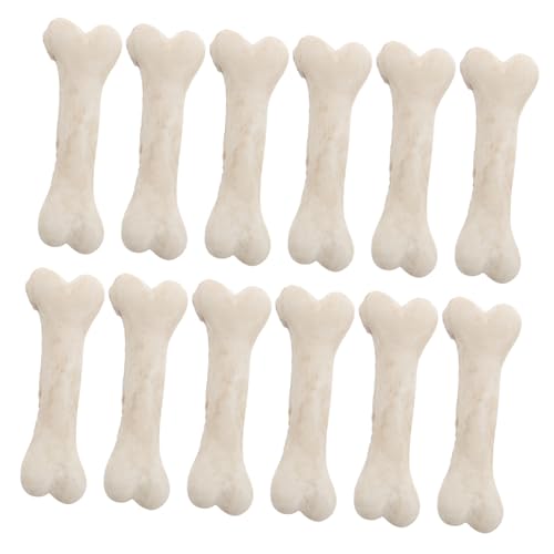 DRESSOOS 20Stücke Mini Skelett Knochen aus Kunstharz Realistische Miniatur Dekoration für Halloween Puppenhaus und Mikrolandschaftsprojekte Vielseitig Einsetzbar als Lernhilfe von DRESSOOS
