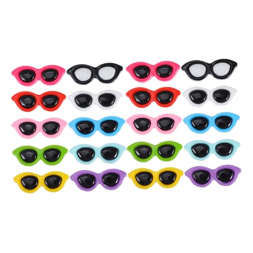DRESSOOS 20stücke Mini Sonnenbrillen Flatback Charms Für Haaraccessoires Handyhüllen Scrapbooking Bastelprojekte Bunten Farben DRESSOOS 20stücke Mini Sonnenbrillen Flatback Charms Für Haaraccessoires Handyhüllen Scrapbooking Bastelprojekte Bunten Farben von DRESSOOS