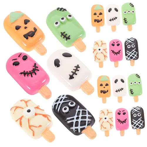 DRESSOOS 24 Stück Eiscreme Modellierfiguren, Eiscreme, DIY Bastelarbeiten, Gefälschte Eiscreme, Simulation, Eiscreme, Foto, Eiscreme, Realistische Eiscreme, Kaffeebar Zubehör, Eiscreme von DRESSOOS