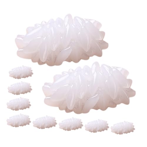 DRESSOOS 24 Stücke Lebensechte Gefälschte Reis Modell Realistische Künstliche Reis Ornament Für Küche Home Decor Restaurant Display von DRESSOOS