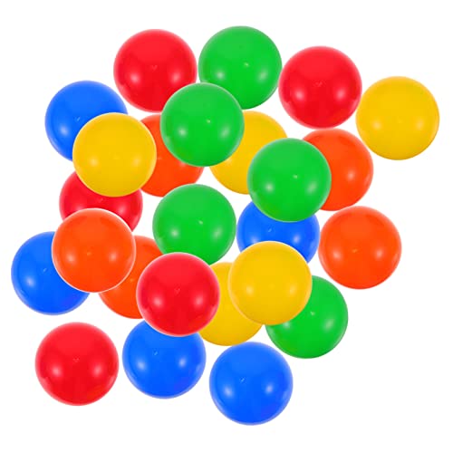 DRESSOOS 25 Stück Ballspielzubehör, Plastikball Requisiten, Aktivitäts Partybälle, Partyspielbälle, Interessante Spielbälle, Farbige Sammelbälle, Kugel Partybälle, Party Aktivitäts von DRESSOOS