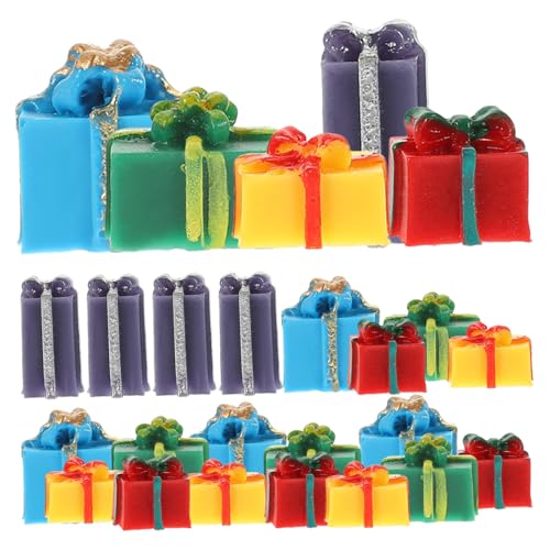 DRESSOOS 25 Stück Boxen, Miniatur Geschenkboxen, Modelle, Mini Hausdekor, Simulierte Geschenkboxen, Mini Weihnachtsgeschenkboxen, Modell, Weihnachtsminiatur Ornamente, Festival, Kleine DRESSOOS 25 Stück Boxen, Miniatur Geschenkboxen, Modelle, Mini Hausdekor, Simulierte Geschenkboxen, Mini Weihnachtsgeschenkboxen, Modell, Weihnachtsminiatur Ornamente, Festival, Kleine von DRESSOOS