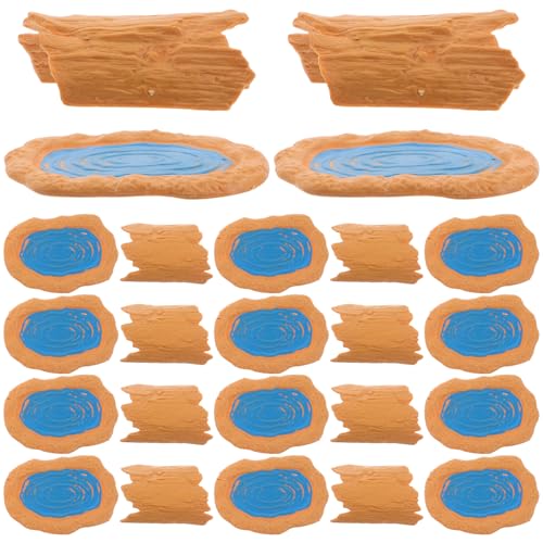 DRESSOOS 25Pcs Simuliertes Baumlochmodell Fairy Garden Teich Fairy Garden Miniatures Teichzubehör Für Outdoor Teich Teich Lebensräume Mini -Figuren Mikro Landschaft Dekoration Mini -Teich DRESSOOS 25Pcs Simuliertes Baumlochmodell Fairy Garden Teich Fairy Garden Miniatures Teichzubehör Für Outdoor Teich Teich Lebensräume Mini -Figuren Mikro Landschaft Dekoration Mini -Teich von DRESSOOS