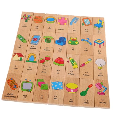 DRESSOOS 28 Teiliges Domino Set, Stapelblöcke Aus Holz, Lernaktivitäten Für Die Vorschule, Domino Für Kinder, Aktivitäten Für Kleinkinder, Holzblöcke, Bausteine Für Babys, Kleinkinder, DRESSOOS 28 Teiliges Domino Set, Stapelblöcke Aus Holz, Lernaktivitäten Für Die Vorschule, Domino Für Kinder, Aktivitäten Für Kleinkinder, Holzblöcke, Bausteine Für Babys, Kleinkinder, von DRESSOOS