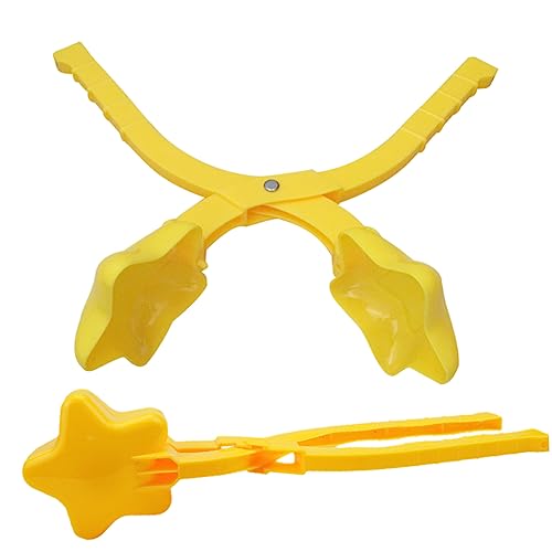 DRESSOOS 2Pcs Snow Gripper Plastikklemme Tragbare Macher Clip Playthings Kinder Spielzeug Kinder Clips Outdoor -Clips Machen Klemmen Winterspielzeug Herstellen von DRESSOOS