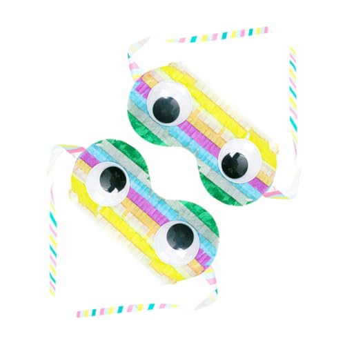 DRESSOOS 2St Piñata Pinata-Augenabdeckung Cosplay-Maske Kinderkostüm Augenmaske für zum Schlafen Party-Kostüm-Masken spaß camoing toy Augenmasken aus Papier Pinata-Masken aus Papier DRESSOOS 2St Piñata Pinata-Augenabdeckung Cosplay-Maske Kinderkostüm Augenmaske für zum Schlafen Party-Kostüm-Masken spaß camoing toy Augenmasken aus Papier Pinata-Masken aus Papier von DRESSOOS